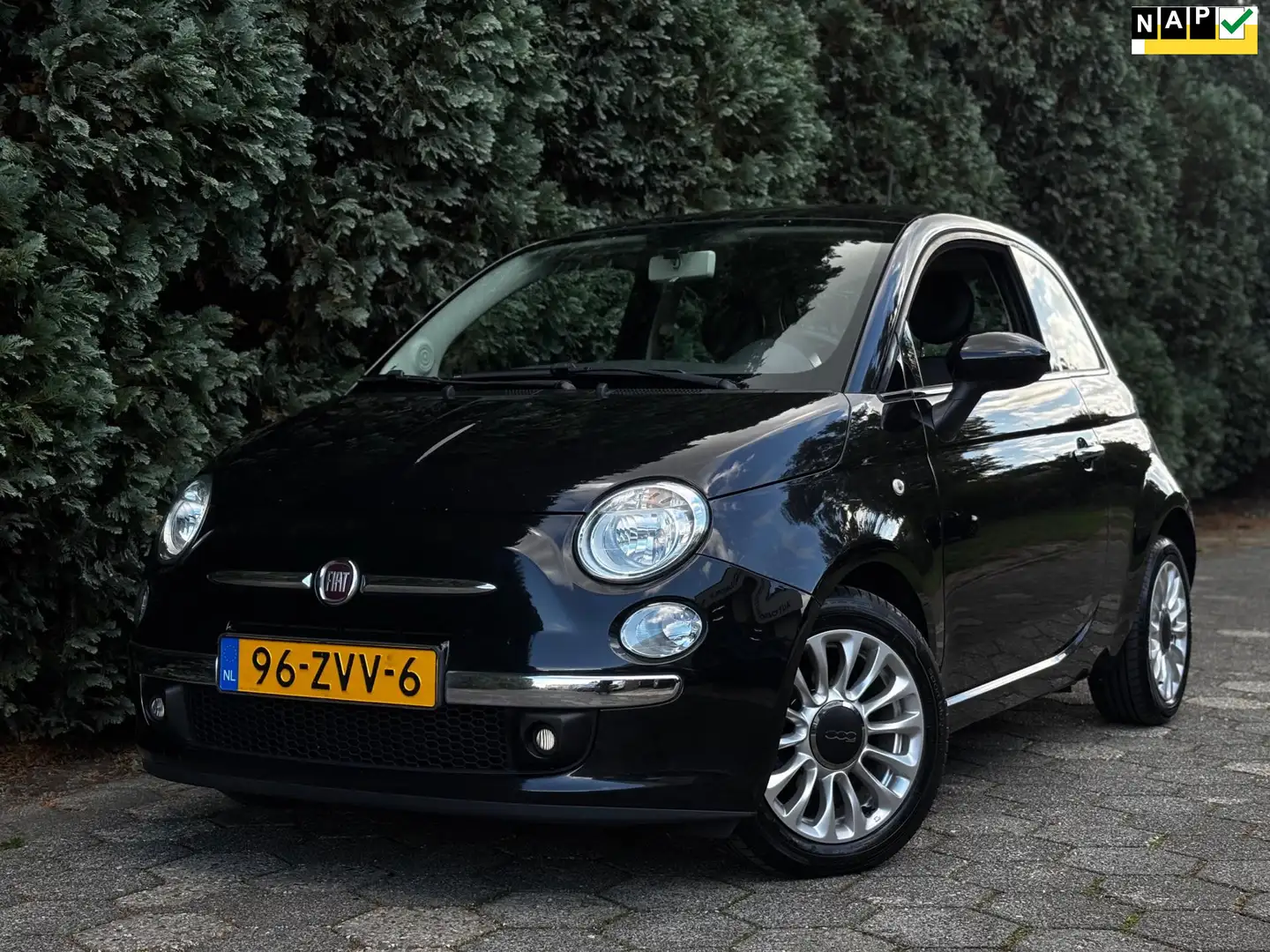 Fiat 500 1.0 TwinAir Lounge | Pano Noir - 1