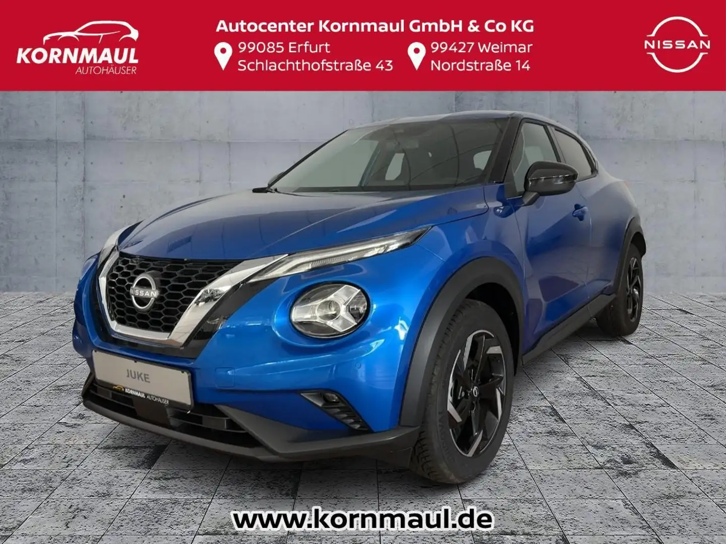 Nissan Juke N-Connecta 1.0 DIG-T 114PS KAMERA+SH Blauw - 1