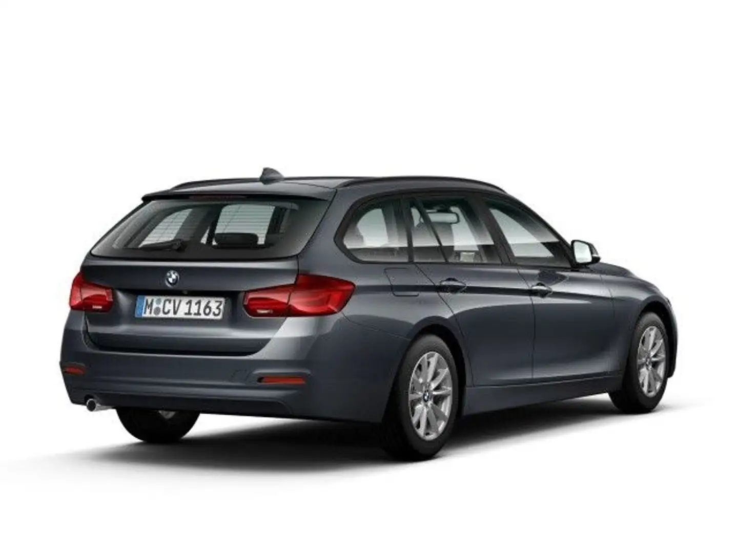 BMW 318 d Touring Advantage Aut. Navi Business PDC LM Grau - 2