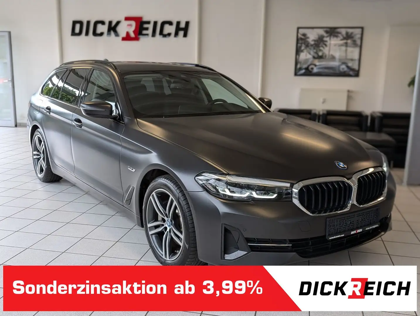 BMW 530 e Frozen-Dark Shadow LED Kamera AHK 4-Zonen Zwart - 1