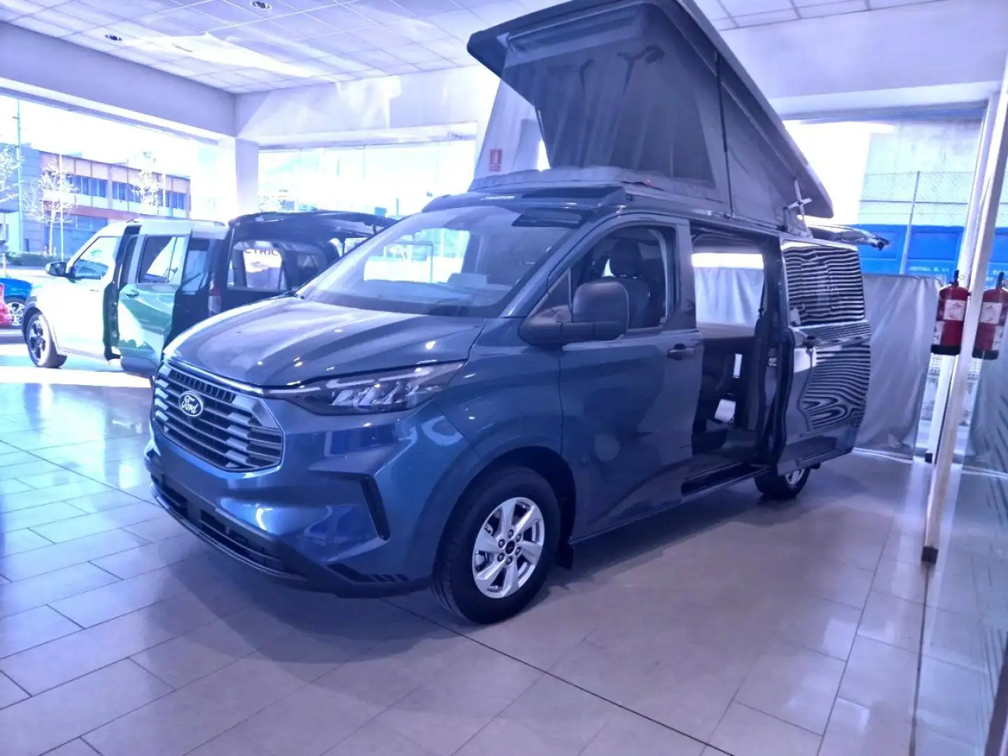 Ford Transit Custom FT 320 L2 Kombi Trend EcoBlue 130 Azul - 2