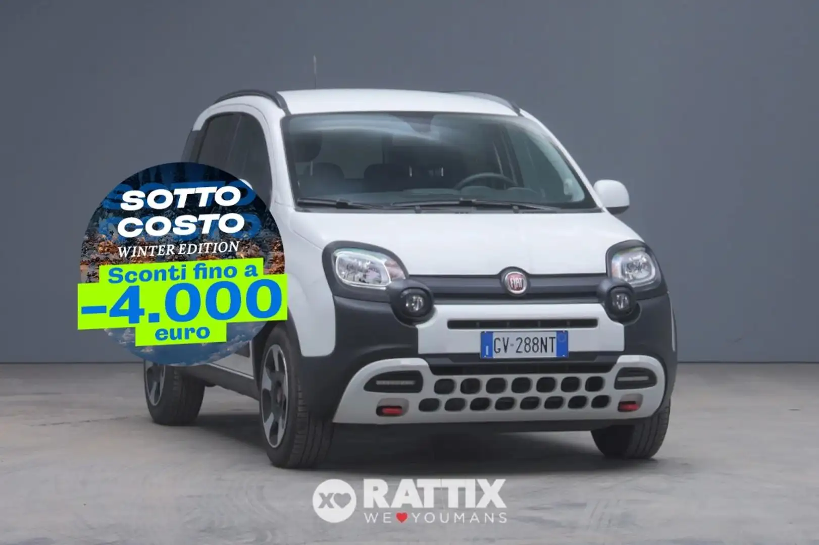 Fiat Panda 1.0 Firefly Hybrid 70CV Cross 5p.ti Blanc - 1