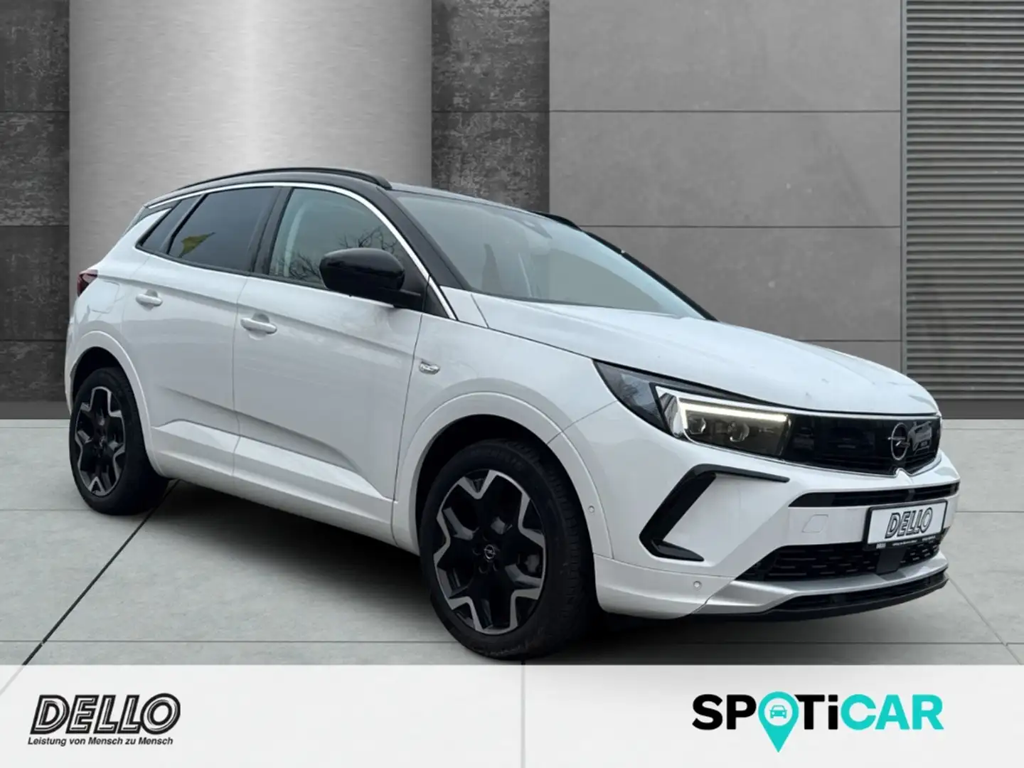 Opel Grandland Ultimate 1.5D AHK-abnehmbar Navi Leder Digitales C Weiß - 1