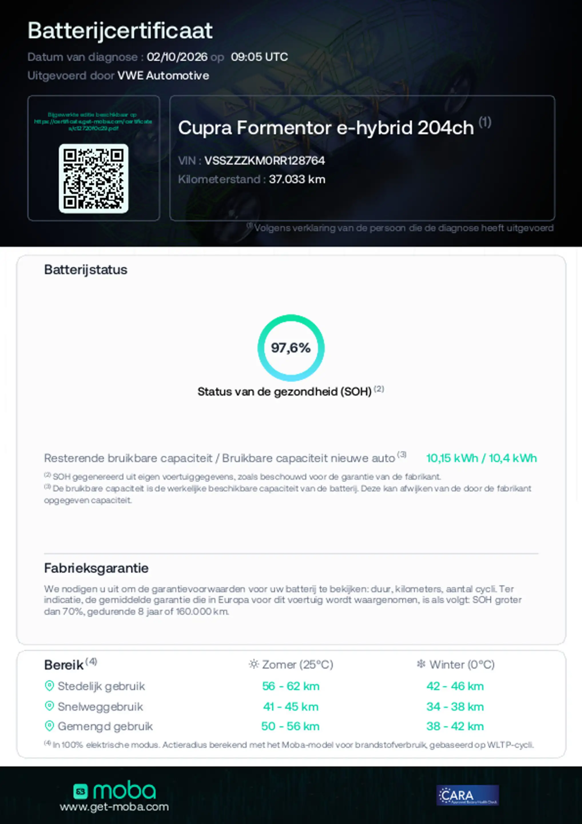 CUPRA Formentor 1.4 TSI e-Hybrid Essential SOH 97% Sportstoelen Ca — photo 11