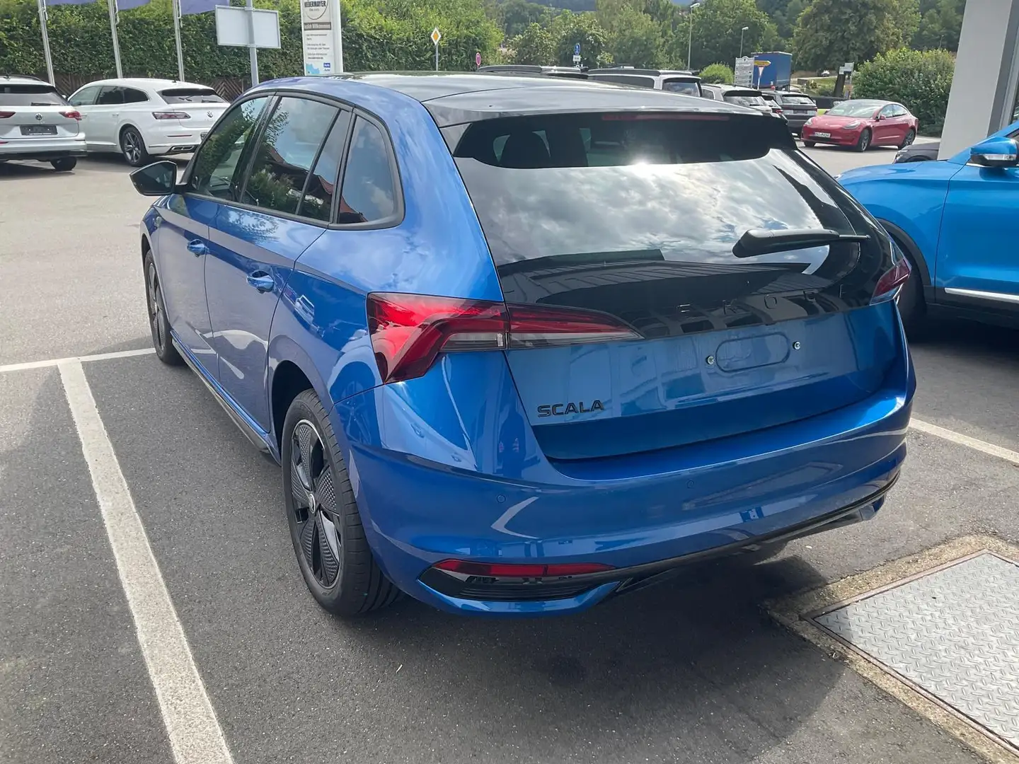 Skoda Scala Monte Carlo 1.0 TSI DSG Carlo, Kamera, Side, AC... Blau - 2