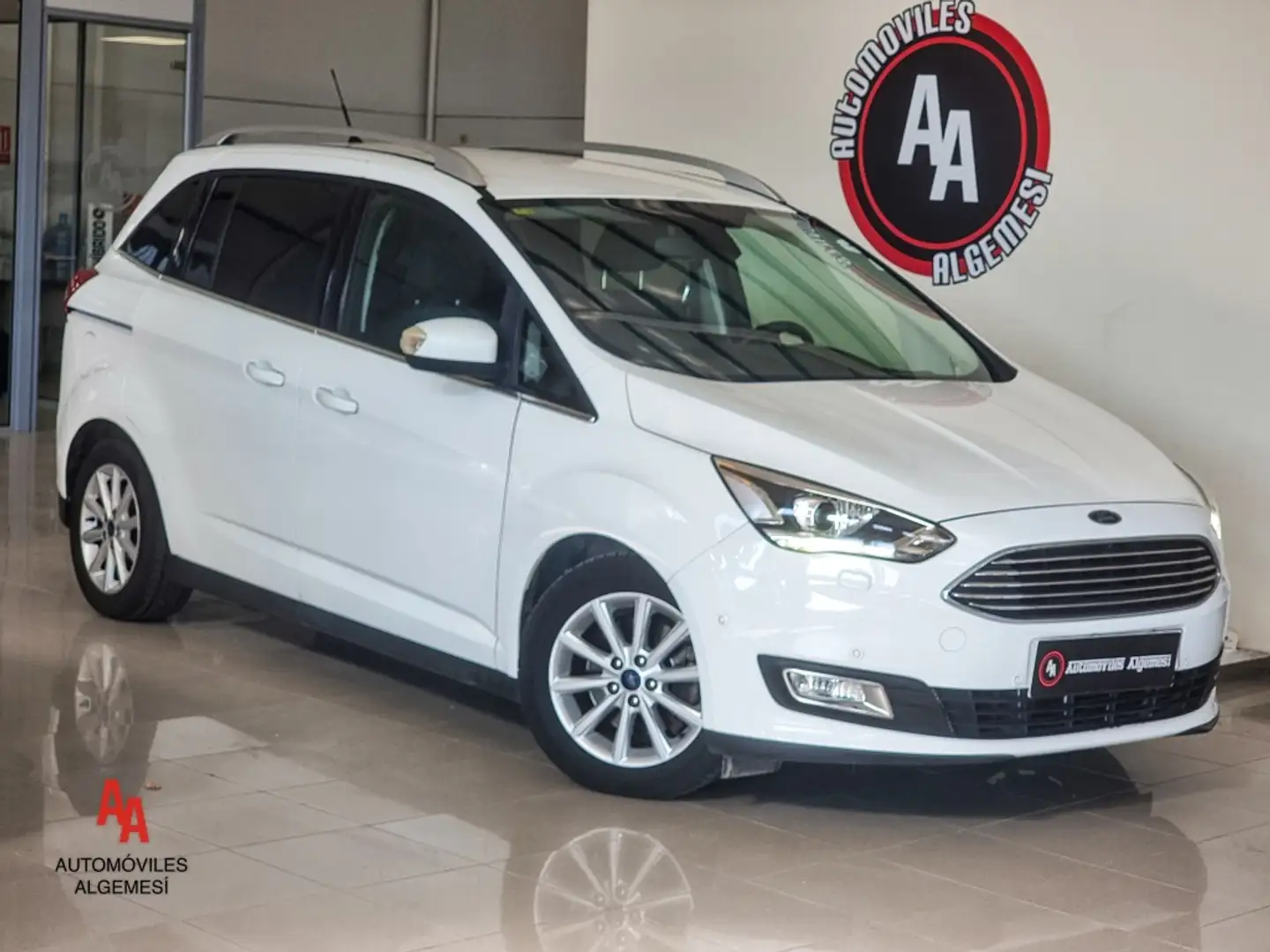 Ford Grand C-Max 1.0 EcoB. Auto-S&S Titanium 125 Bianco - 1