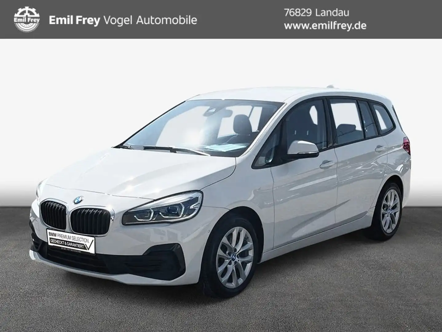 BMW 218 218d Gran Tourer Aut. Advantage *SHZ*PDC*Navi* Weiß - 1