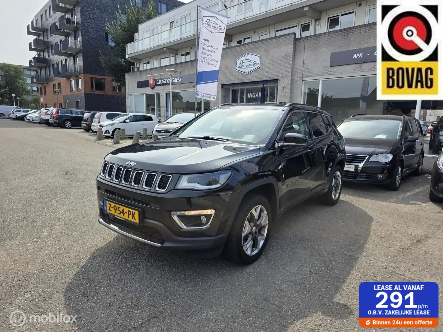 Jeep Compass 1.4 MultiAir 4x4 2019 ACC/CARPLAY/TREKHAAK/CAM! Noir - 1