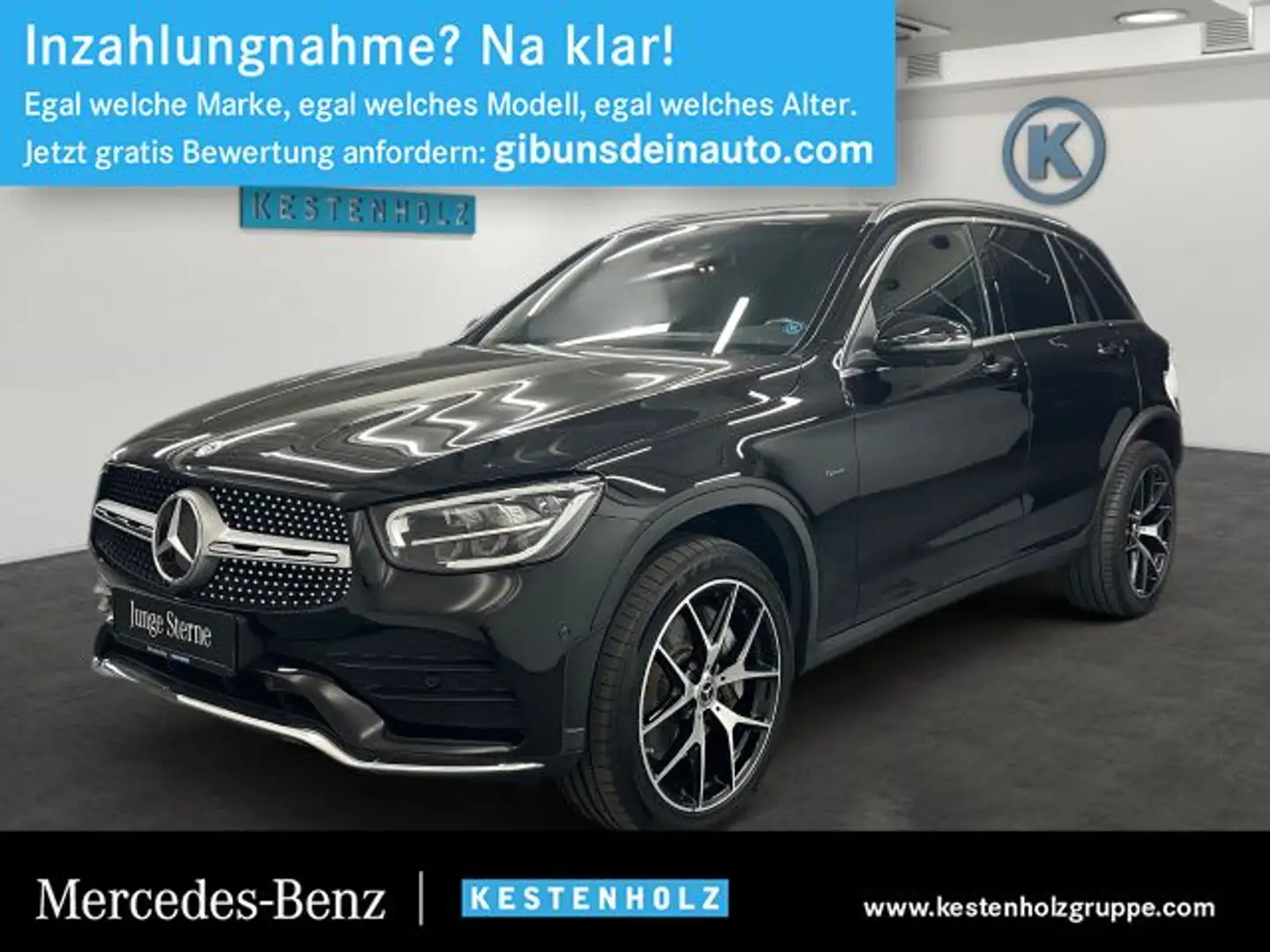 Mercedes-Benz GLC 300 de 4Matic AMG+AHK+360°+TOTWINKEL+HEAD-UP Noir - 1