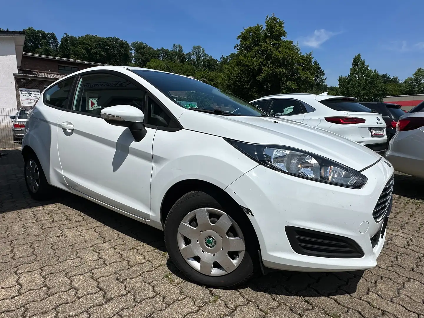 Ford Fiesta 1.0 Sync Edition+2 HAND+KLIMA+EURO 5+TÜV:NEU Bianco - 2