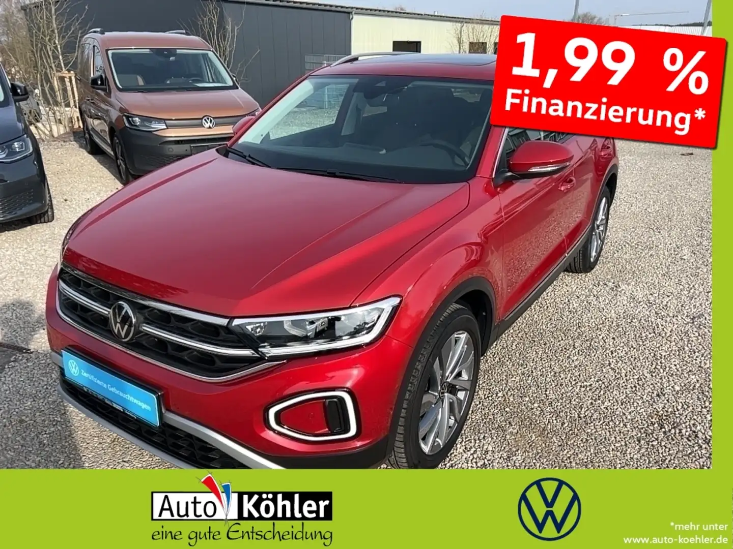 Volkswagen T-Roc Style TDi 4M DSG Panorama-Schiebedach ACC Rot - 1