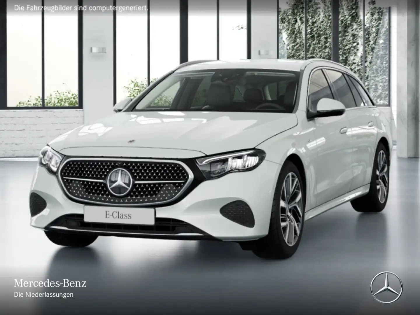 Mercedes-Benz E 300 de T 4M Hybrid Avantgarde Fahrass 360° LED Weiß - 2