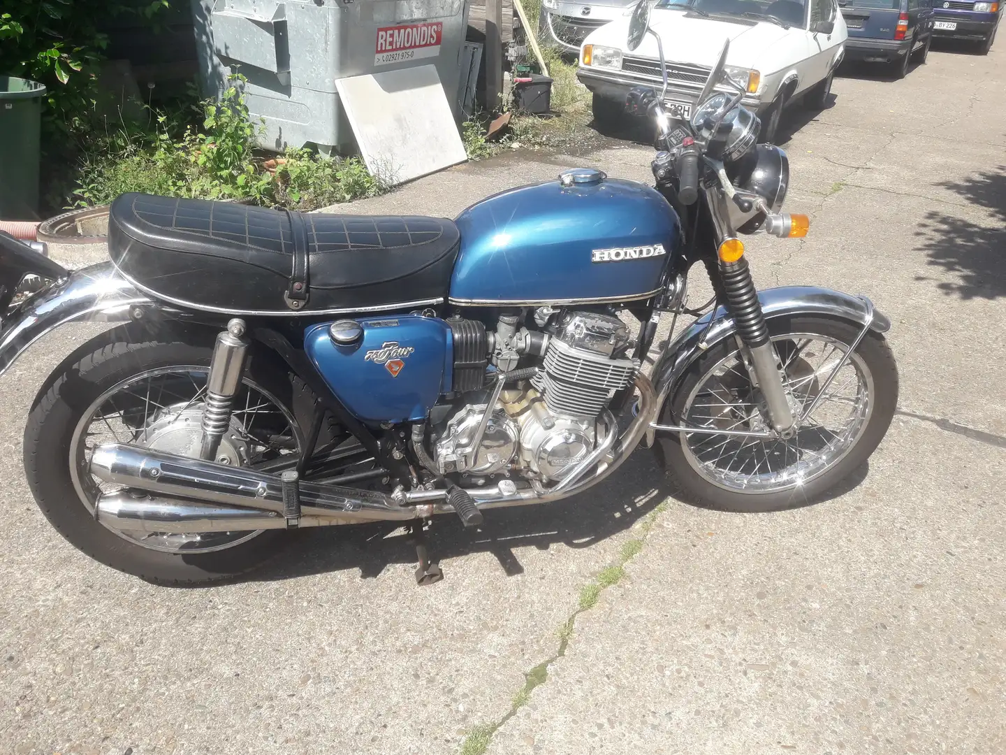 Honda CB 750 four K2 Azul - 1