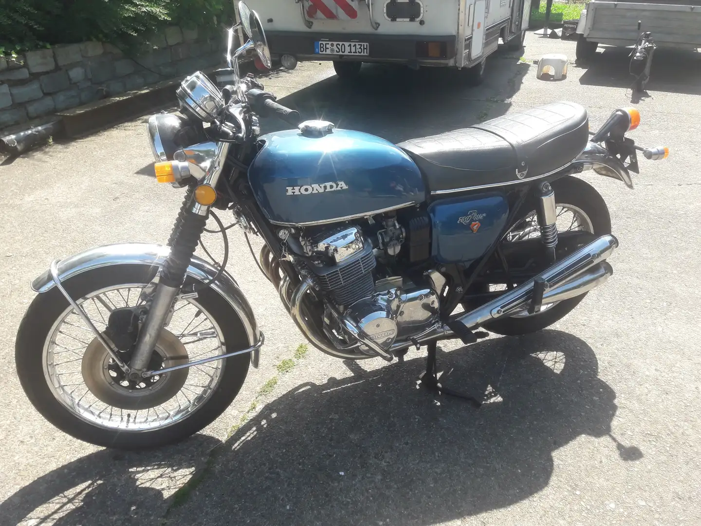 Honda CB 750 four K2 Azul - 2
