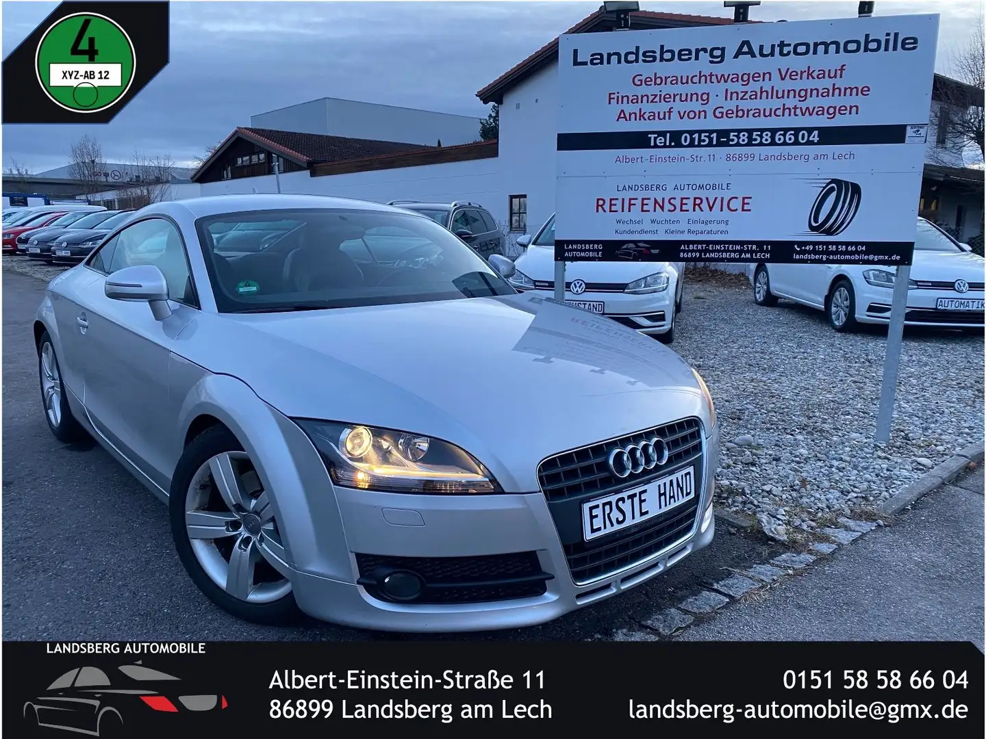 Audi TT Coupe/Roadster 2.0 TFSI Coupe Silber - 1