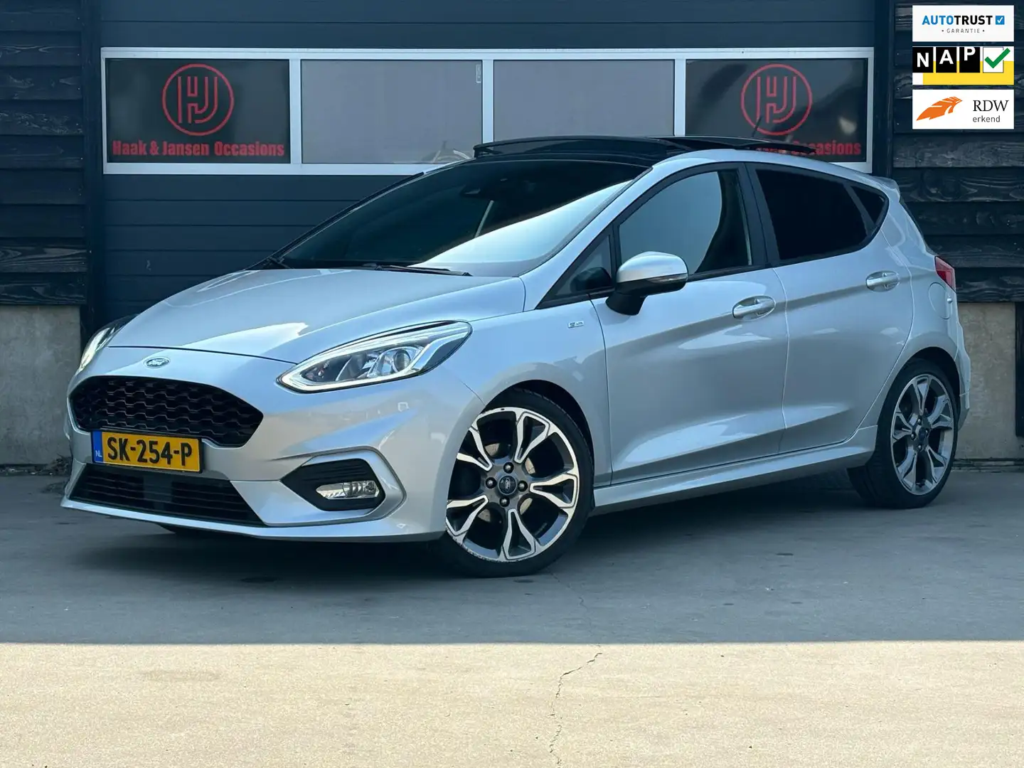 Ford Fiesta 1.0 EcoBoost ST-Line Panoramadak Carplay Сірий - 1