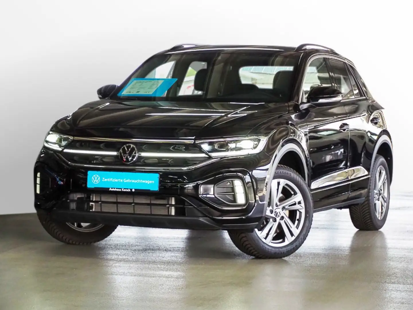 Volkswagen T-Roc 1.5 TSI R-Line AHK, STANDHEIZ., NAVI LED Schwarz - 2