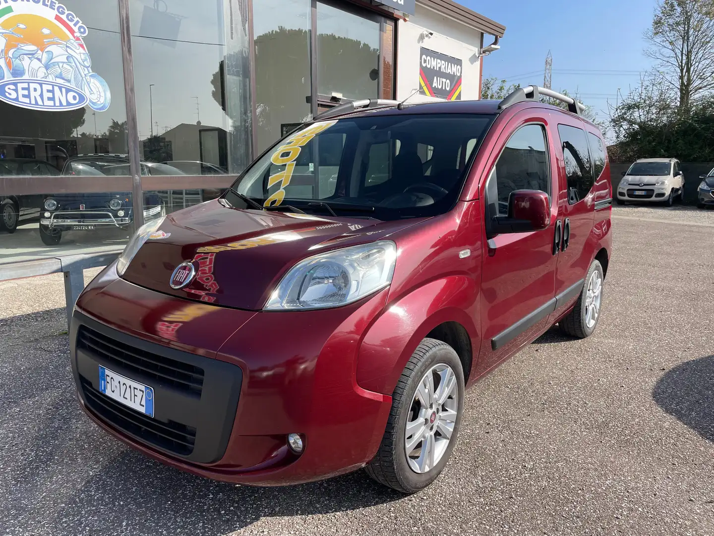 Fiat Qubo Qubo 1.4 8v nat pow Dynamic 70cv E6 X NEOPATENTATI Rosso - 1