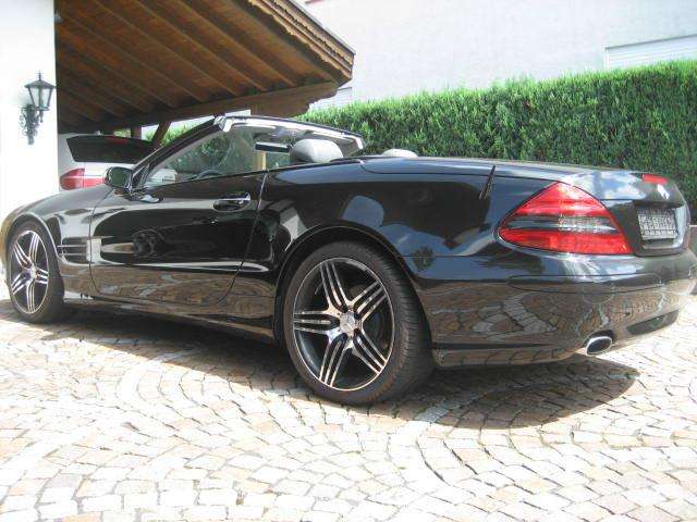 Mercedes Benz Sl 350 Cabrio In Schwarz Als Gebrauchtwagen In Munchen Fur 24 395