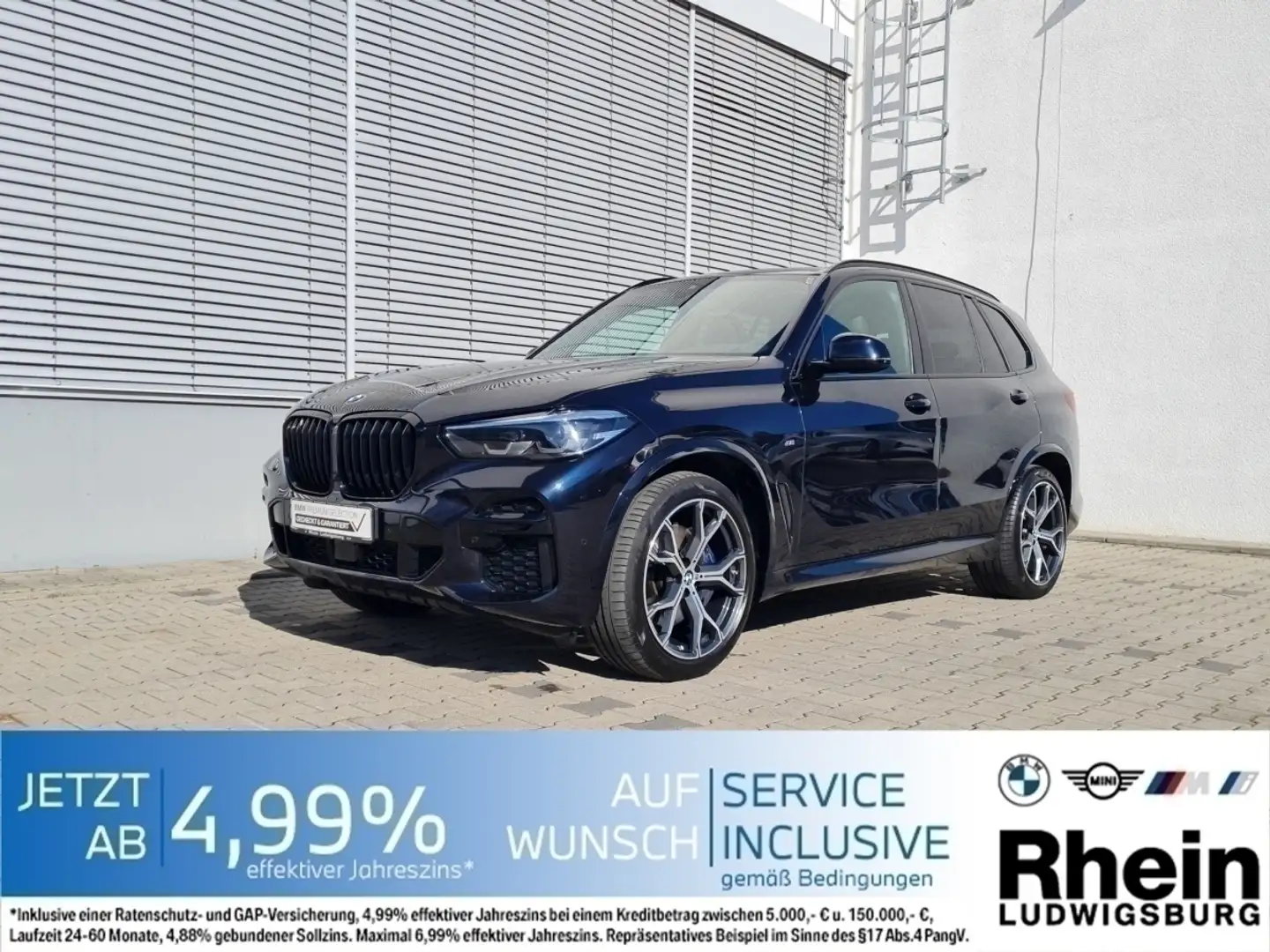 BMW X5 xDr30dA M Sport Navi.LED.AHK.RüKam.Memory.DAB Schwarz - 1