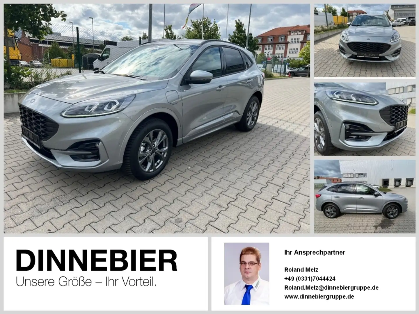 Ford Kuga ST-Line X LED+AHK+Kamera+Winterpaket Argent - 1