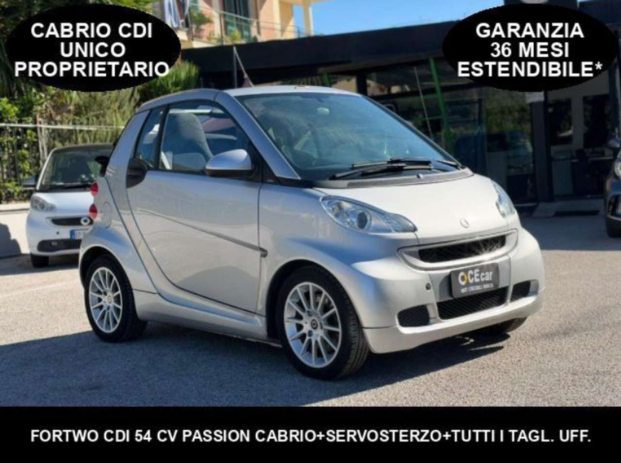 smart forTwo Fortwo Cabrio 0.8 cdi Passion 54cv FL