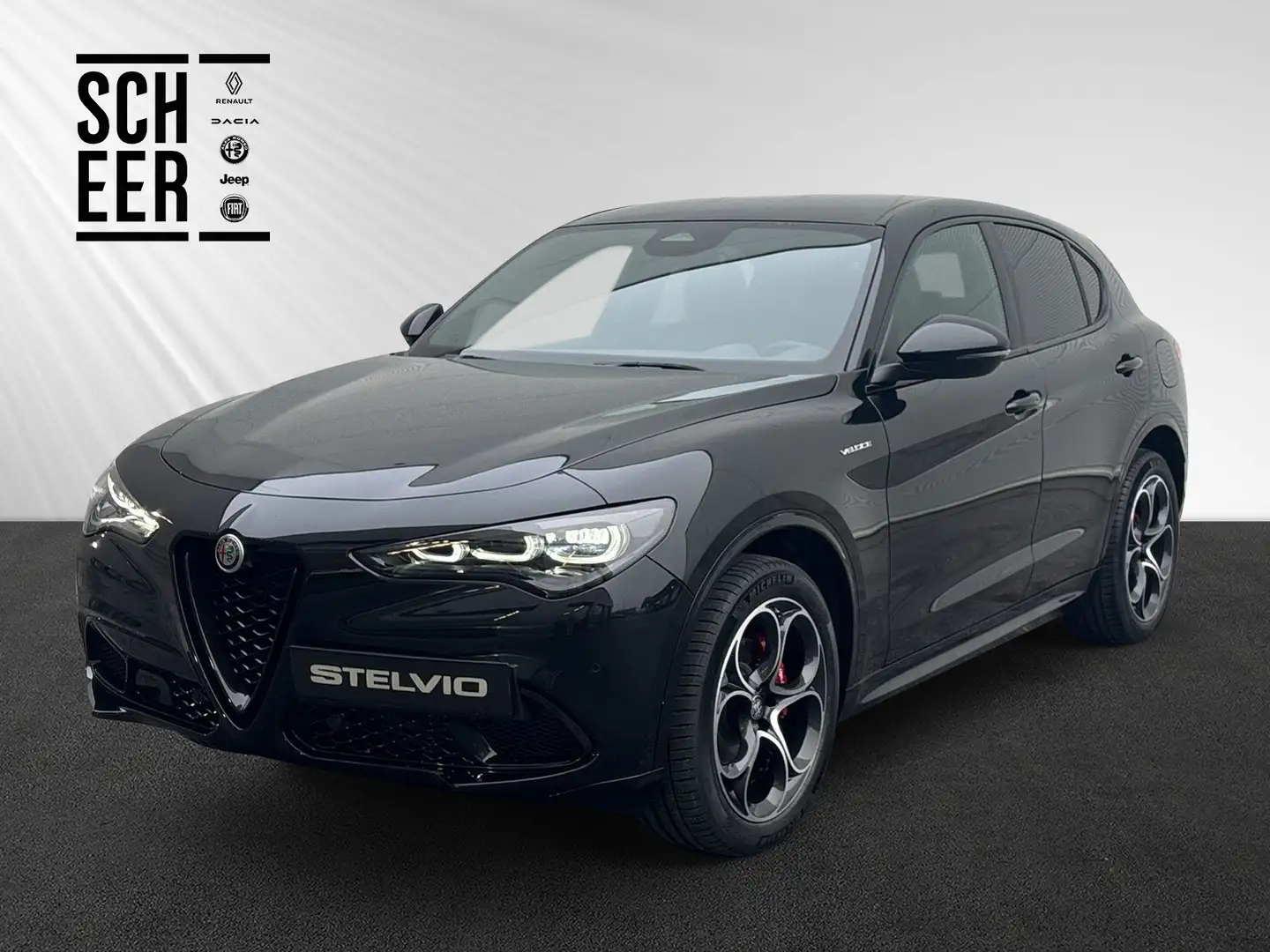 Alfa Romeo Stelvio Veloce 2.2 16V 210 AT8 Q4 Schwarz - 1