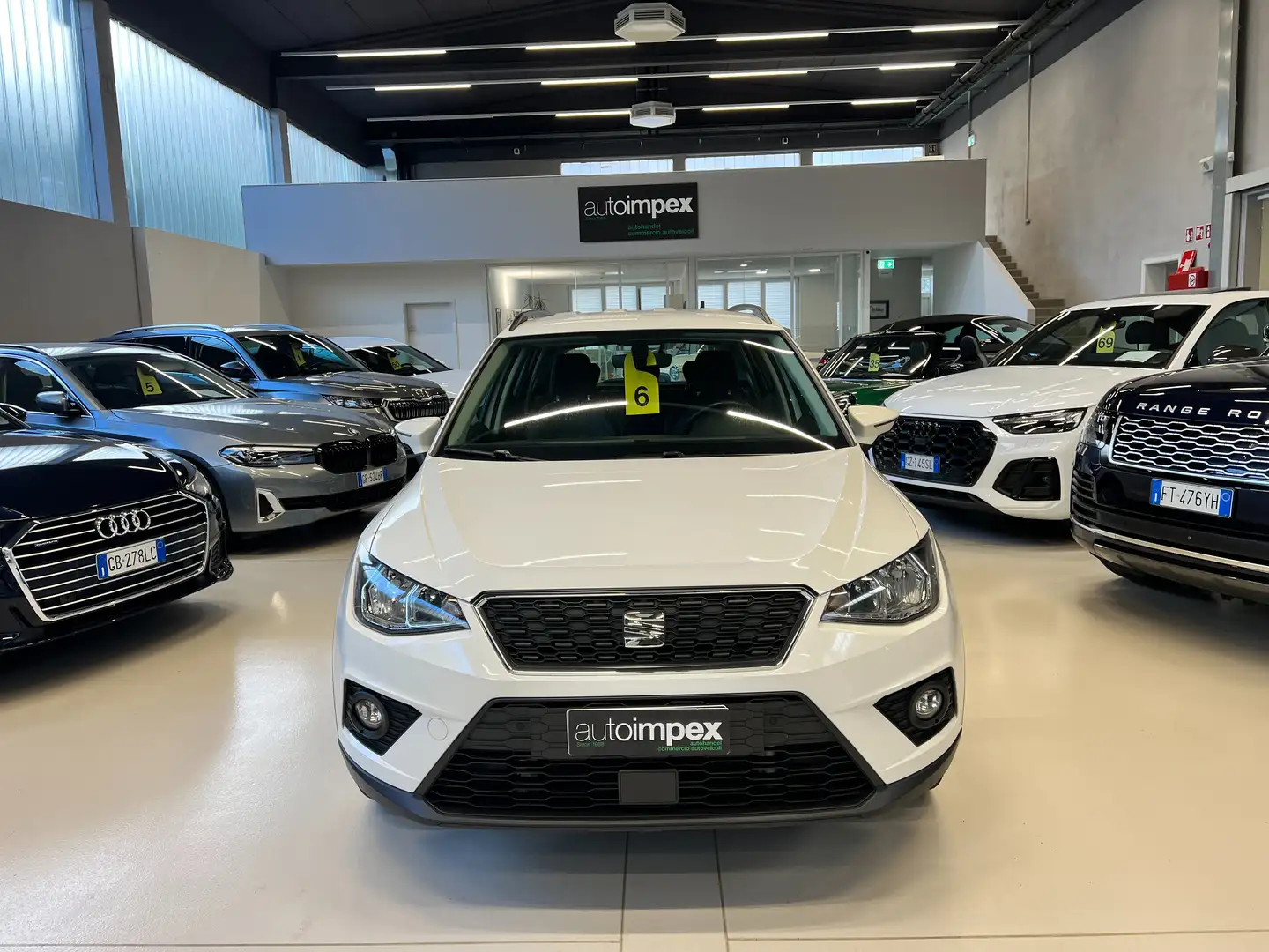 SEAT Arona Arona 1.6 tdi 95cv SED RISC/SENSORI Bianco - 2