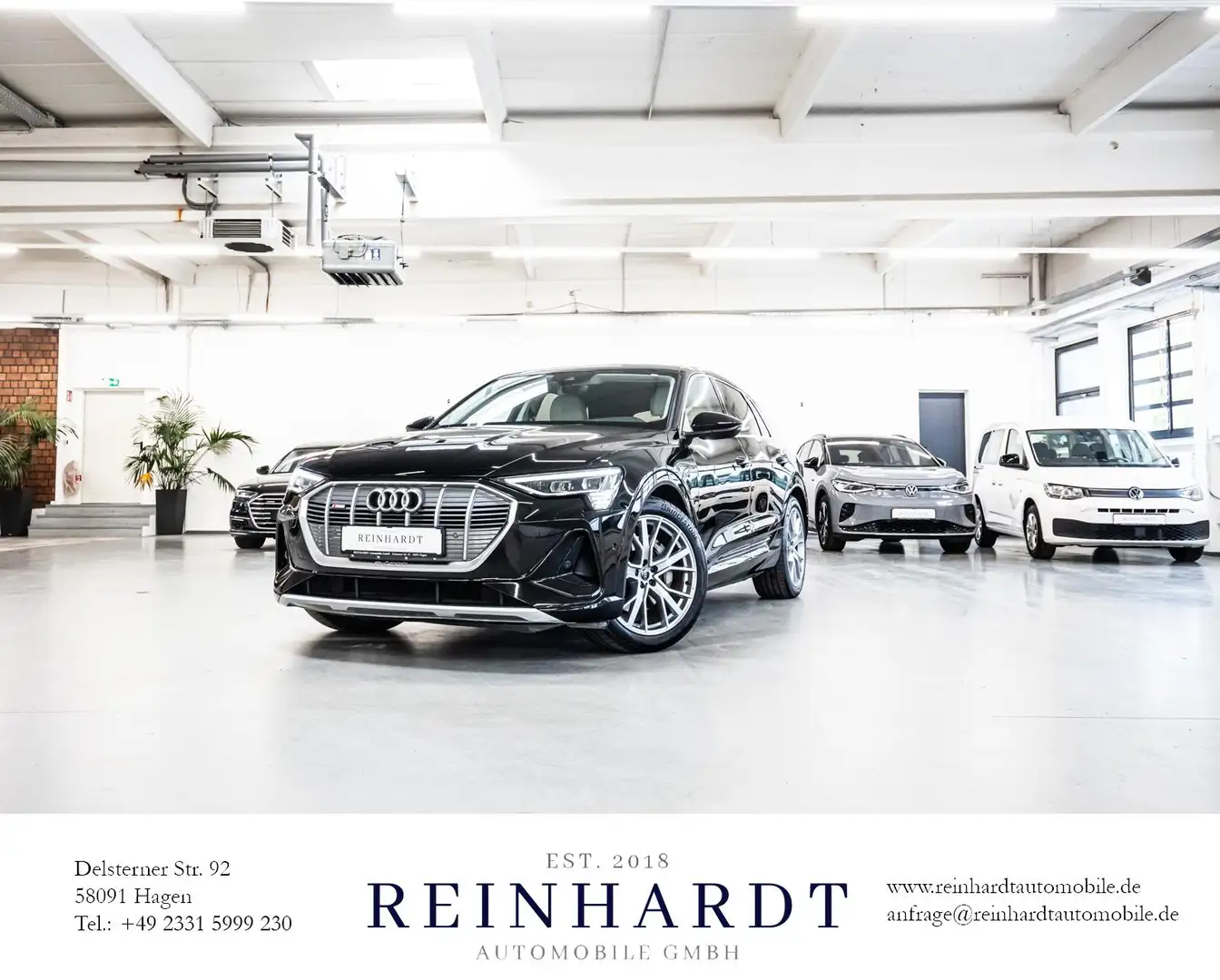 Audi e-tron 55 Q S LINE 21Z./MATRIX/KEYLESS/KAM./DAB Schwarz - 1