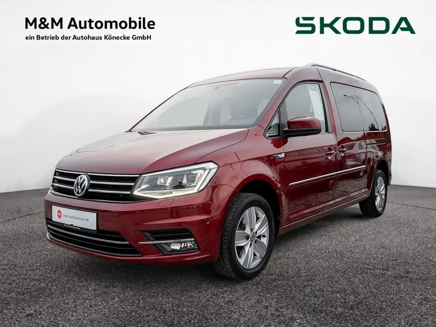 Volkswagen Caddy Maxi 2.0 TDI Highline BMT AHK NAVI XENO Rot - 1