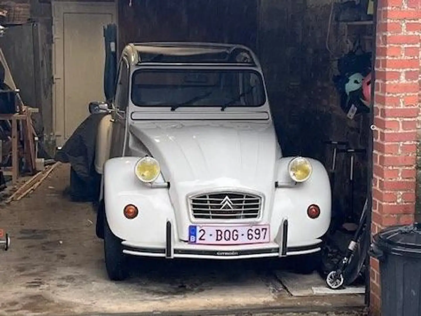 Citroen 2CV Blanc - 1