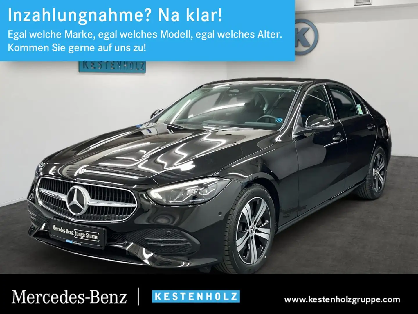 Mercedes-Benz C 200 Avantgarde STANDHZG+TOTWNKL+KAMERA+DAB+PTS Schwarz - 1