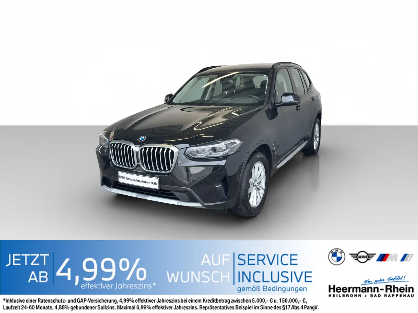 BMW X3 xDrive30dA LiveCock.LED.ParkAss.Sportsz.SHZ. Schwarz - 2