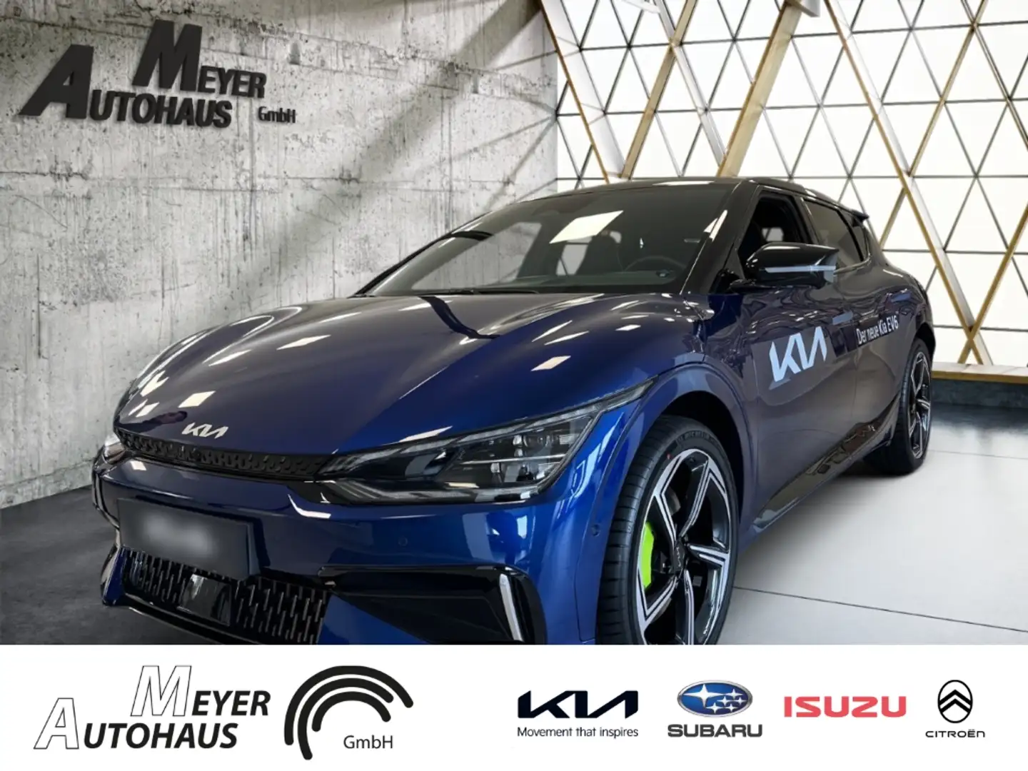 Kia EV6 GT 4WD 430KW+Glasdach+BAFA-Abzug möglich!+Ambiente Blau - 1