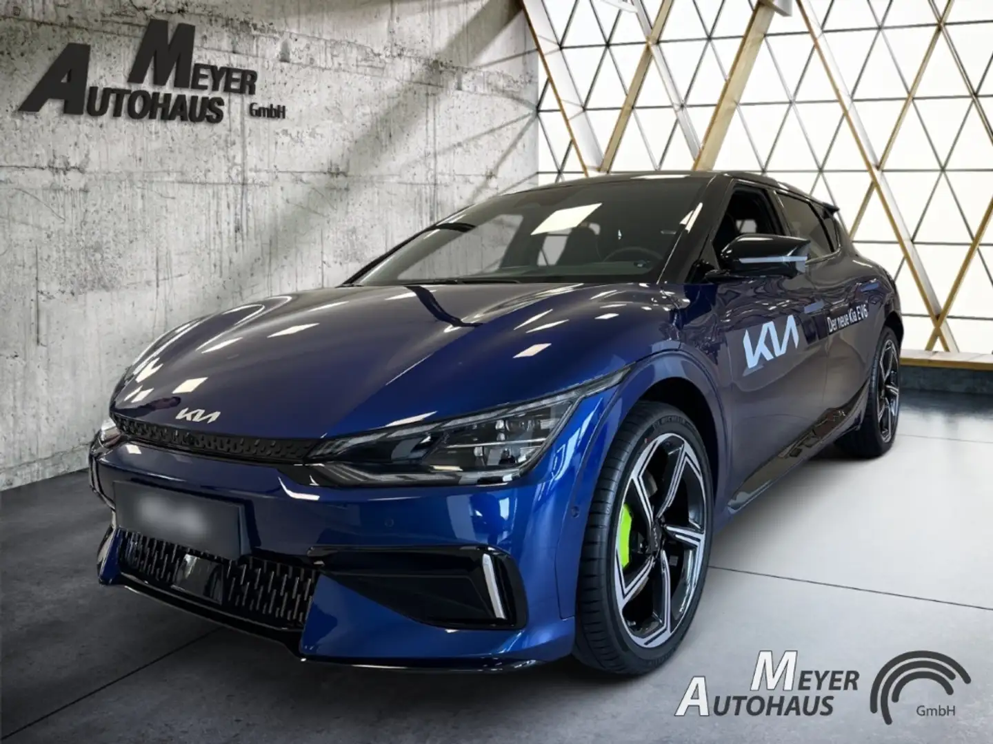 Kia EV6 GT 4WD 430KW+Glasdach+BAFA-Abzug möglich!+Ambiente Синій - 1