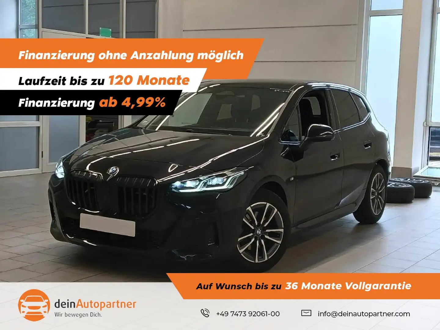 BMW 218 M Sport NAVI/LED/LEDER/HUD/RFK/WIDESCREEN Schwarz - 1