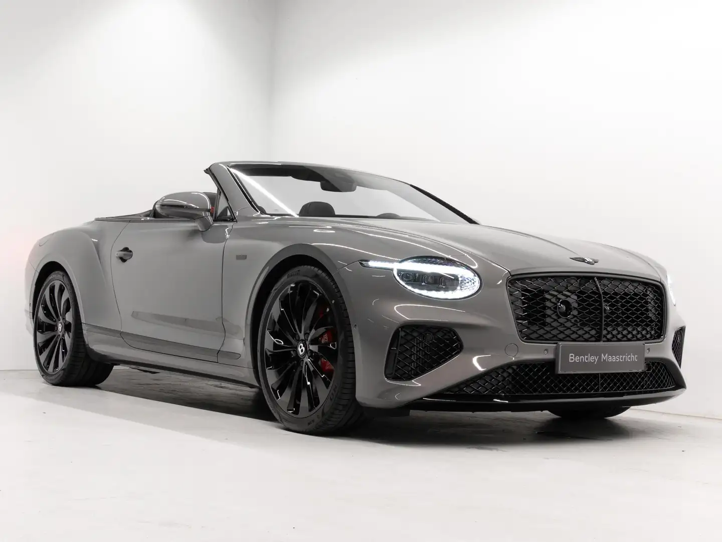Bentley Continental GTC 4.0 V8 Hybrid TOURING SPEC | B&O | DARK CHROME Gris - 2