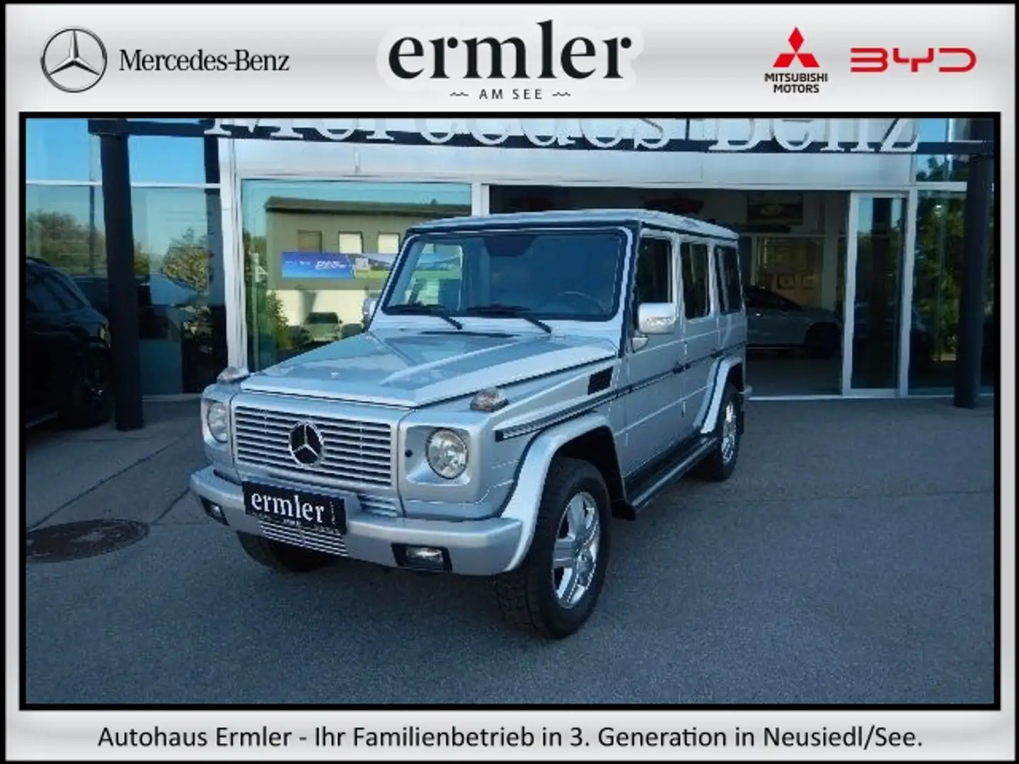 Mercedes-Benz G 400 CDI ST. LG Diesel 3996ccm V8 Silber Leder Zilver - 1