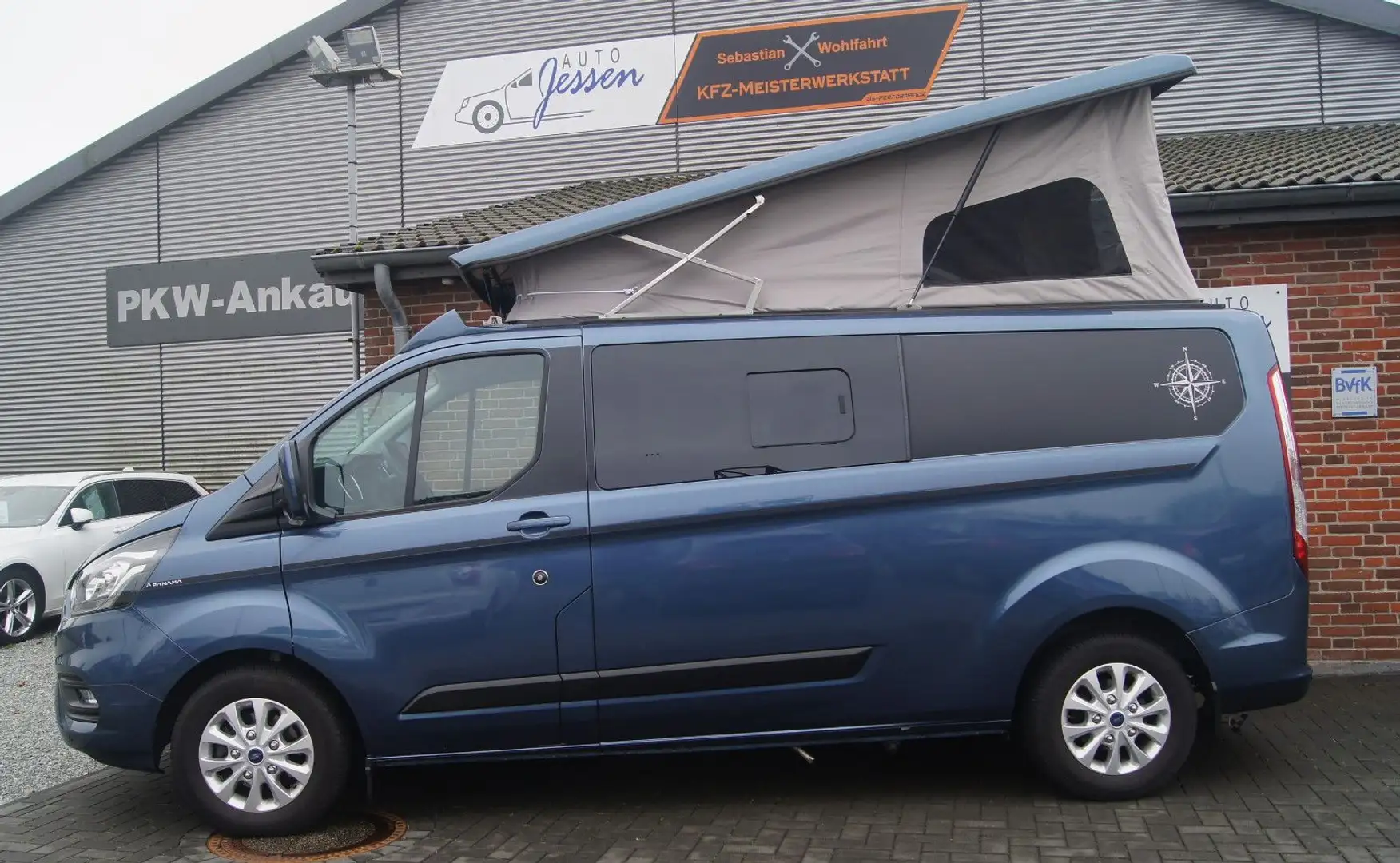 Ford Transit Custom Transit PANAMA Camper Aut. Ahk/WC/Küche/Dusche Bleu - 2
