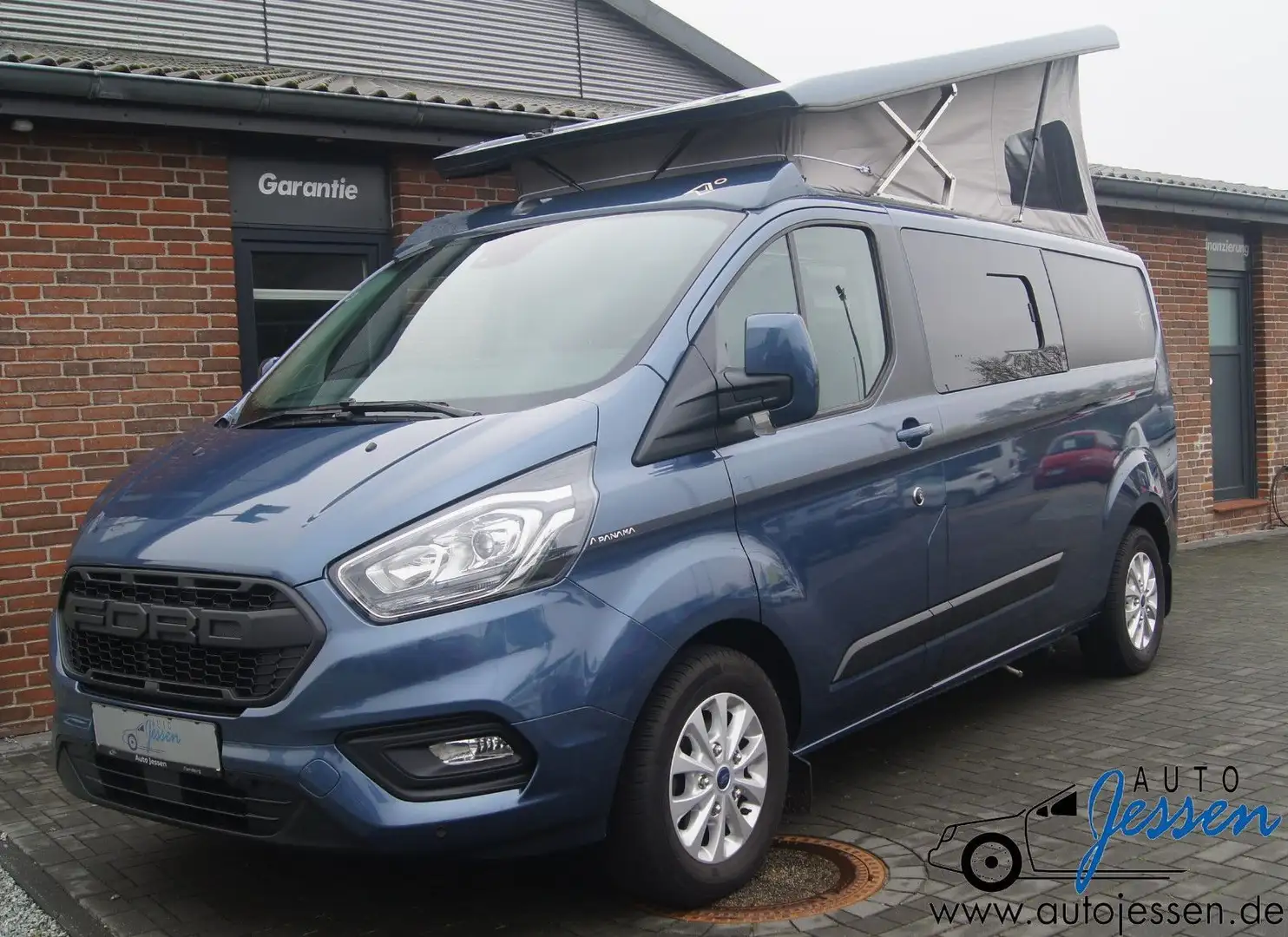 Ford Transit Custom Transit PANAMA Camper Aut. Ahk/WC/Küche/Dusche Bleu - 1