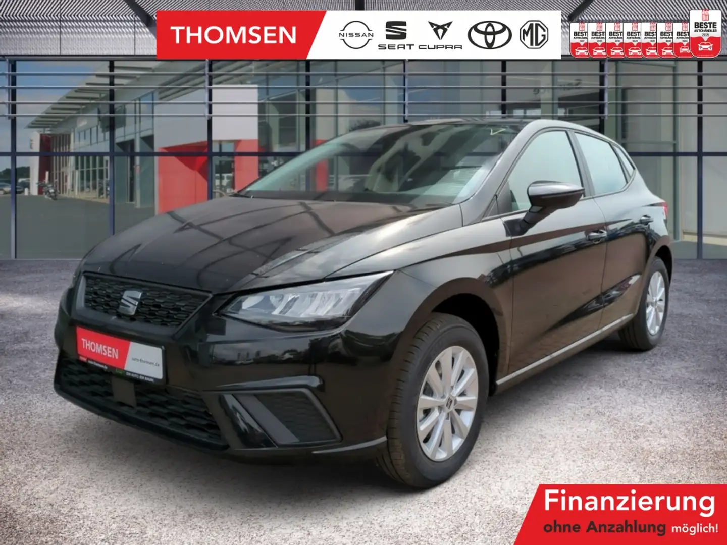 SEAT Ibiza 1.0 TSI Style LED Winterp. PDC SHZ SpurH Schwarz - 1