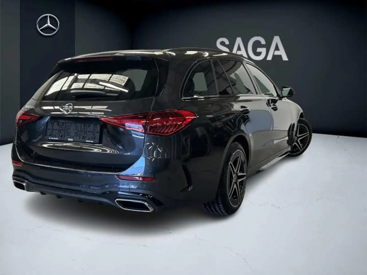 Mercedes-Benz C 300 de Break AMG Pack Night Pano Grijs - 2