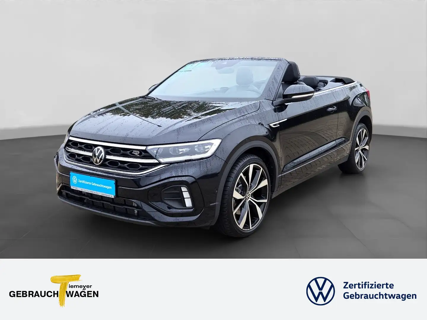 Volkswagen T-Roc Cabrio 1.5 TSI DSG R-LINE LM19 AHK ST.HEIZ Noir - 1