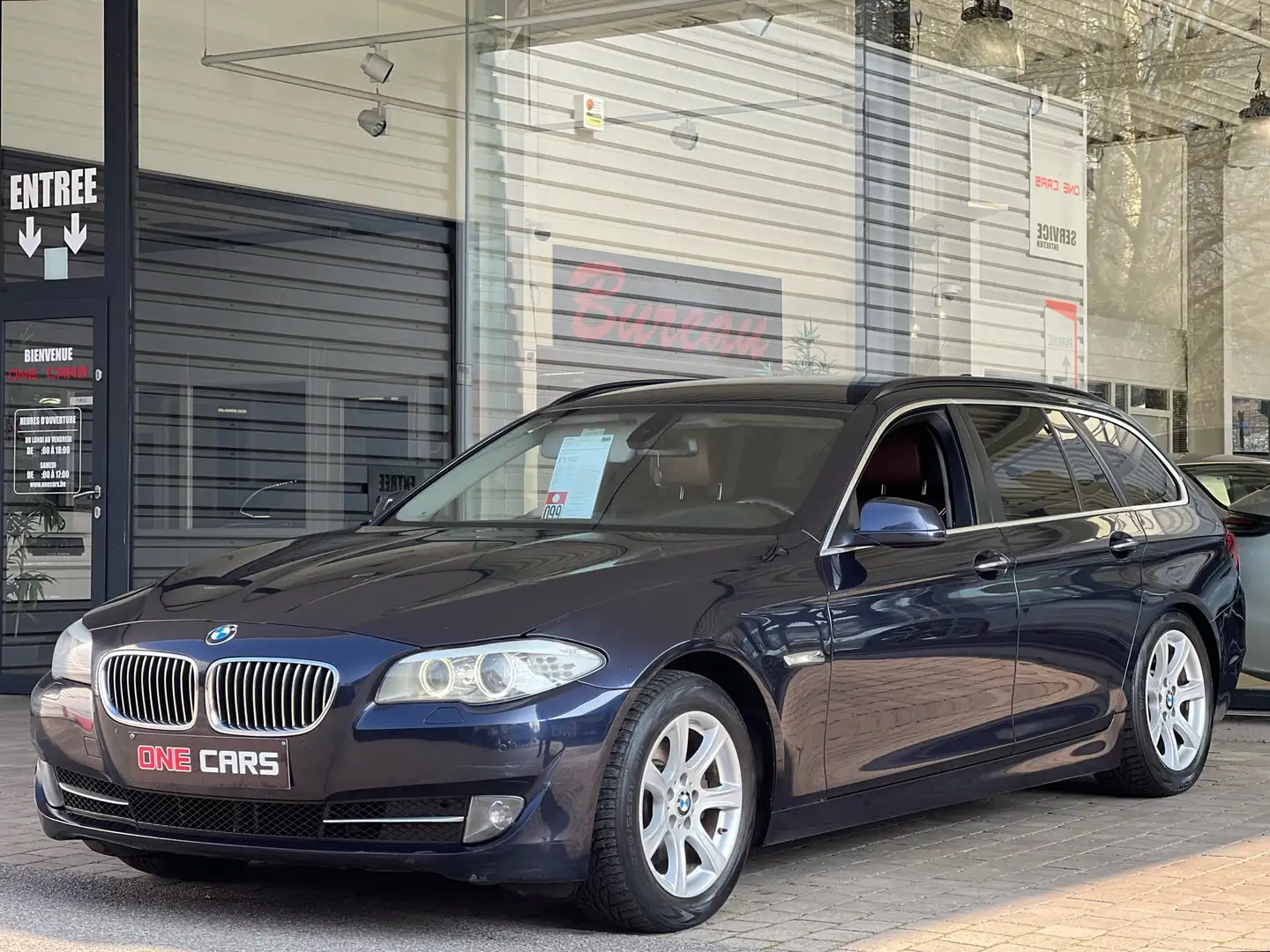 BMW 520 dA (TIPTRONIC) BIXENON-DVD-CUIR-GPS  (PRIX EXPORT) Blau - 1