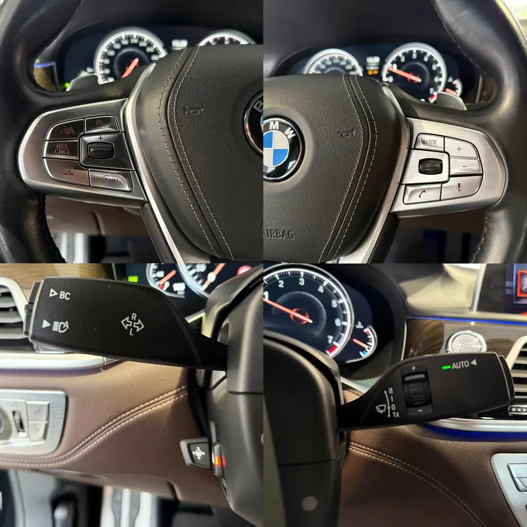 BMW 750 i xDrive M-Sportpaket HeadUp 360° Massage H/K Noir - 1