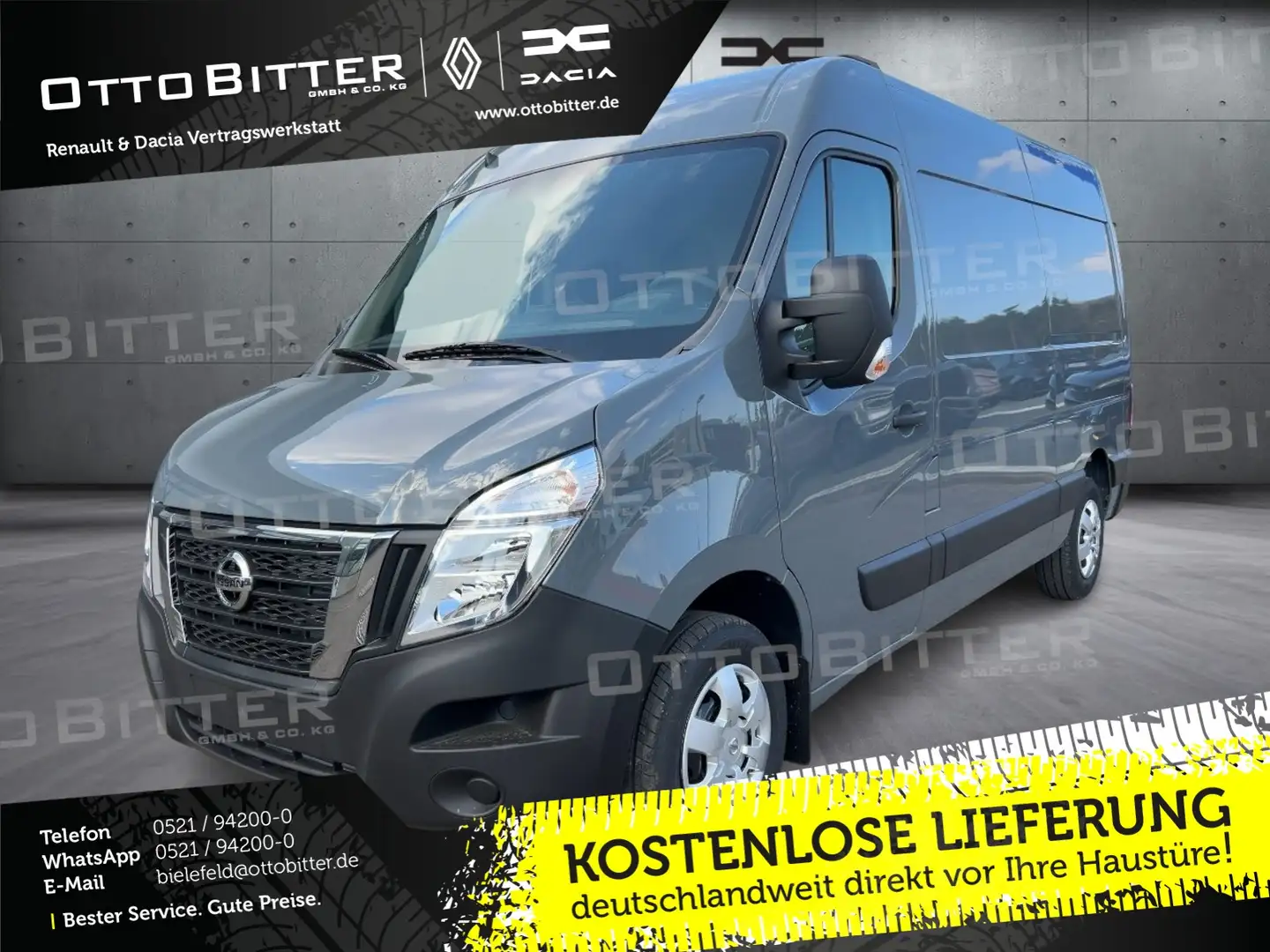Nissan Interstar ACENTA dCi135 KASTEN L2H2 5J.-Garantie Серый - 1