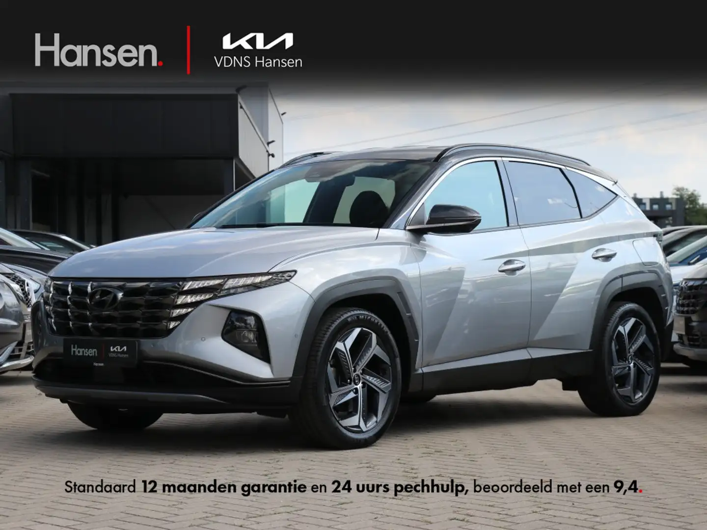 Hyundai TUCSON 1.6 T-GDI HEV Premium I Trekhaak I Leder I Krell I Gris - 1