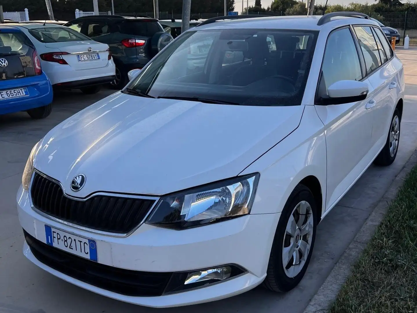 Skoda Fabia Fabia III 2015 Wagon Wagon 1.4 tdi Ambition 75cv Bianco - 1