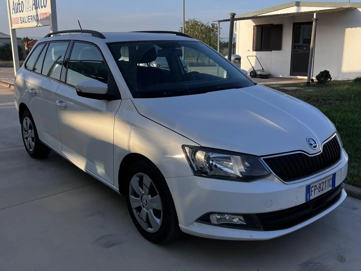 Skoda Fabia Fabia III 2015 Wagon Wagon 1.4 tdi Ambition 75cv Bianco - 2