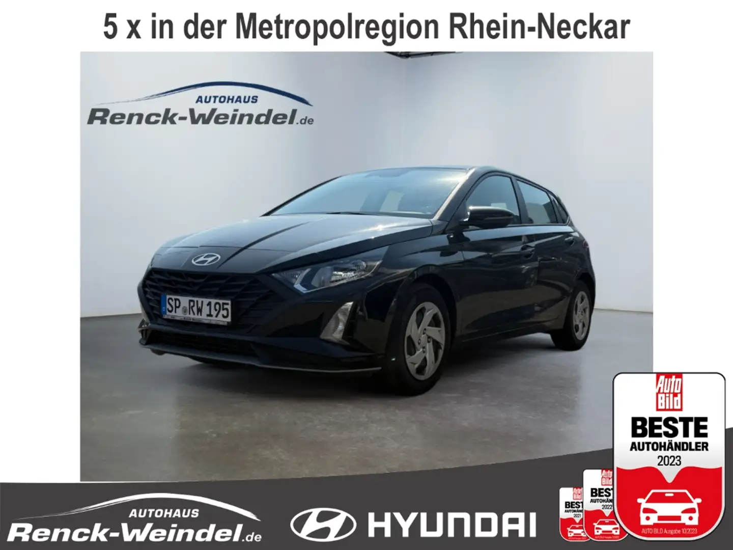 Hyundai i20 Select Navi Apple CarPlay Android Auto Musikstream Noir - 1